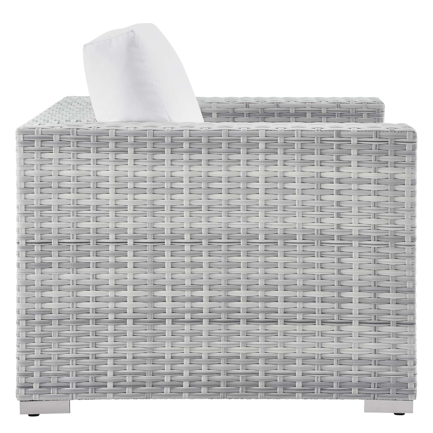 Modway - Convene 3-Piece Outdoor Patio Set by Modway  Outdoor Furniture Sofa Sectionals White - EEI-5444-LGR-WHI