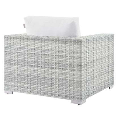 Modway - Convene 3-Piece Outdoor Patio Set by Modway  Outdoor Furniture Sofa Sectionals White - EEI-5444-LGR-WHI