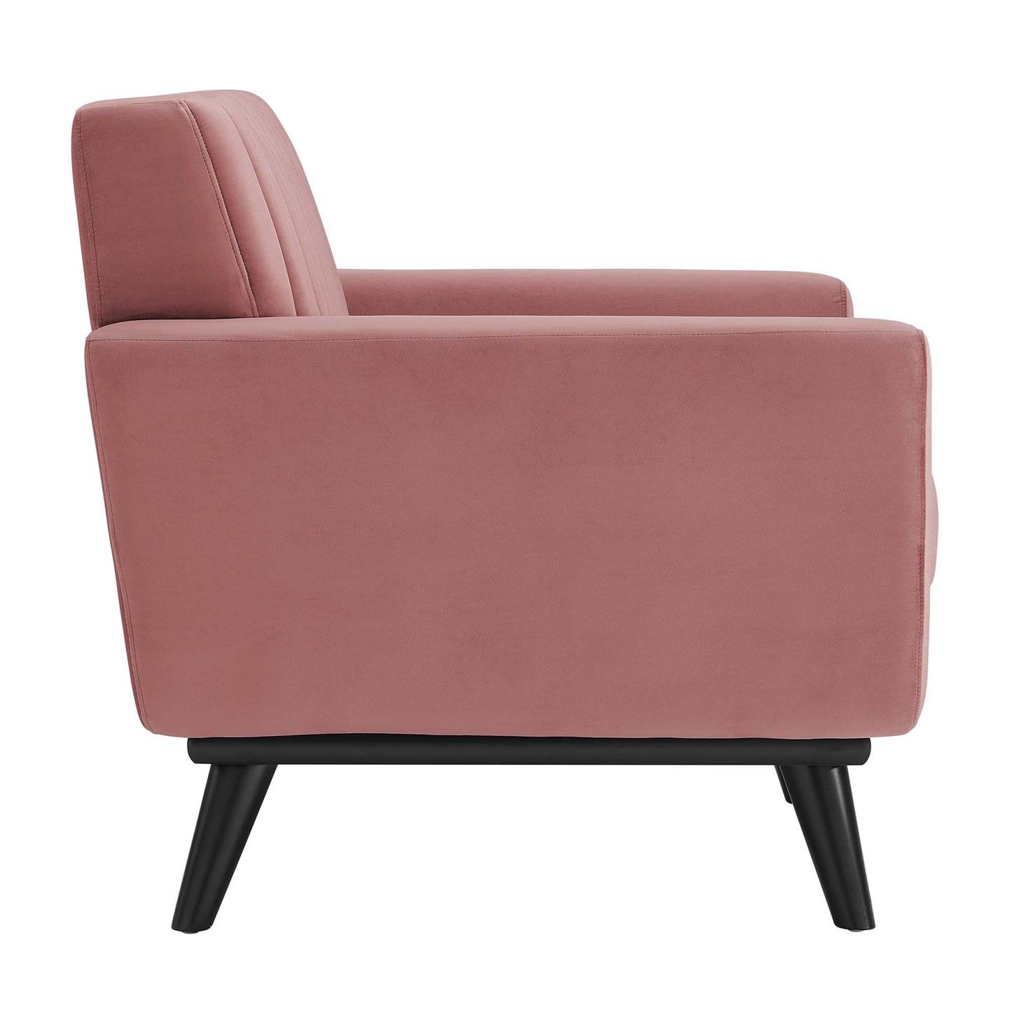 Modway Outlet Engage Channel Tufted Performance Velvet Armchair by Modway  Living Room Furniture Dusty Rose - EEI-5457-DUS
