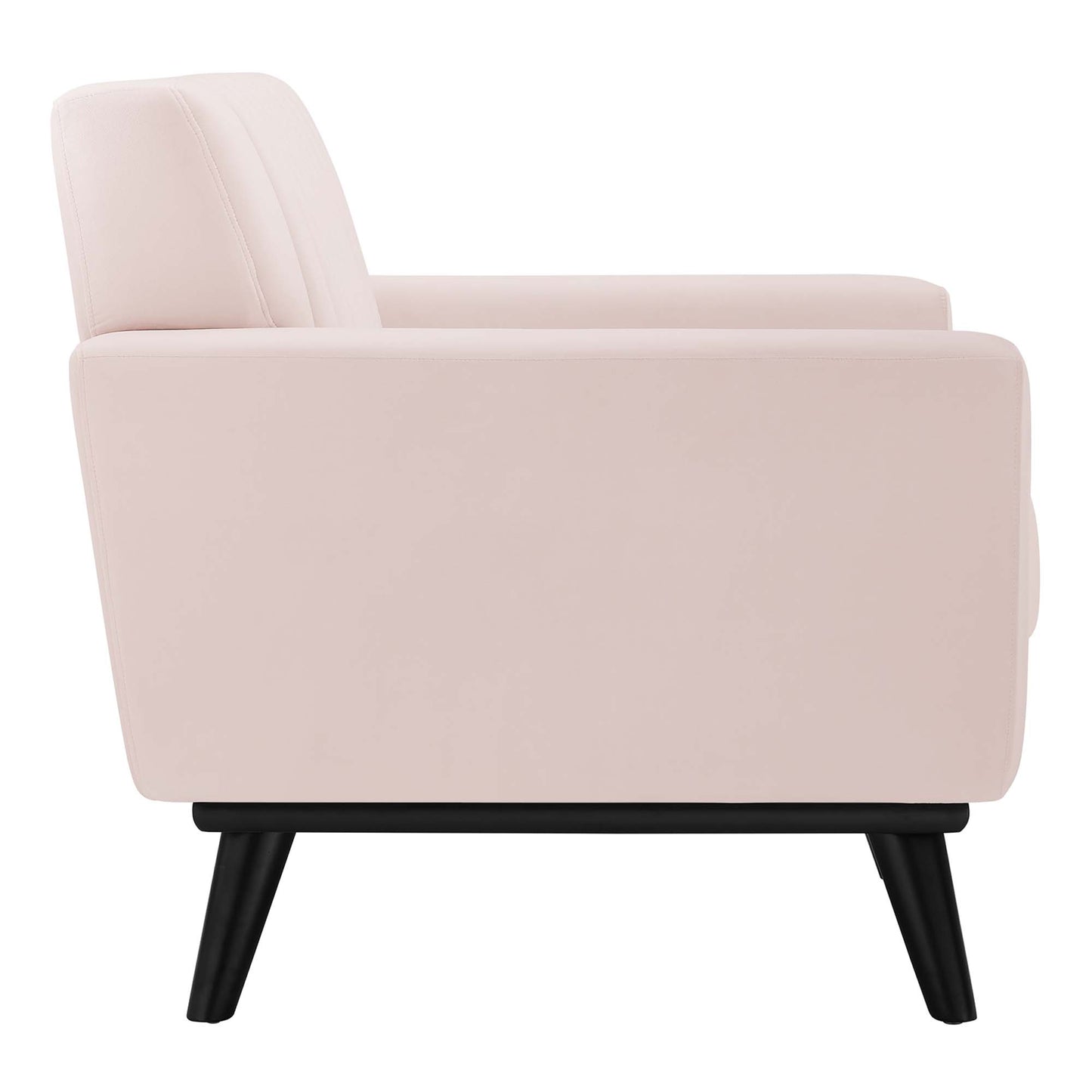 Modway Outlet Engage Channel Tufted Performance Velvet Armchair by Modway  Living Room Furniture Pink - EEI-5457-PNK
