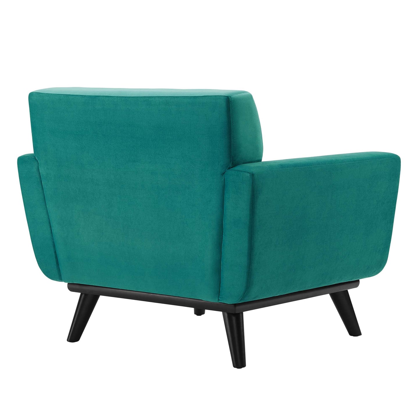 Modway Outlet Engage Channel Tufted Performance Velvet Armchair by Modway  Living Room Furniture Teal - EEI-5457-TEA