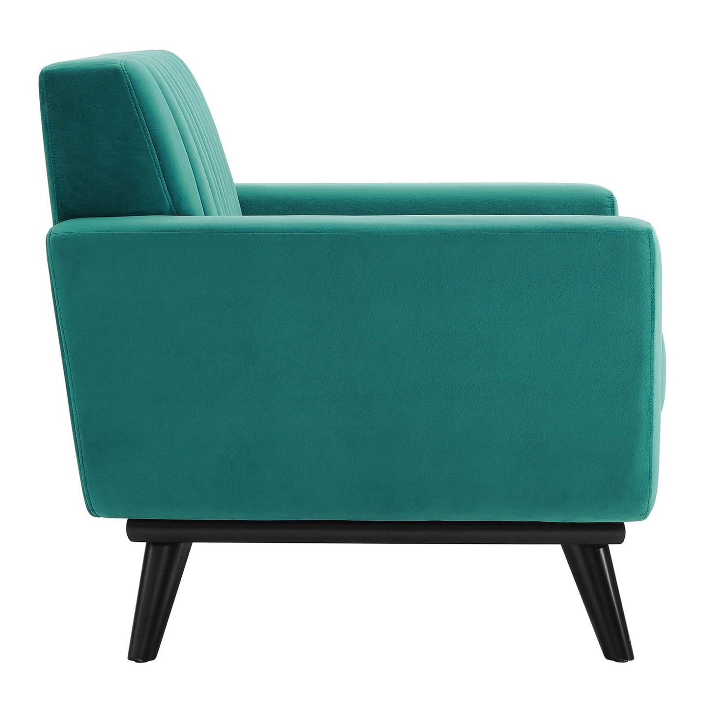 Modway Outlet Engage Channel Tufted Performance Velvet Armchair by Modway  Living Room Furniture Teal - EEI-5457-TEA