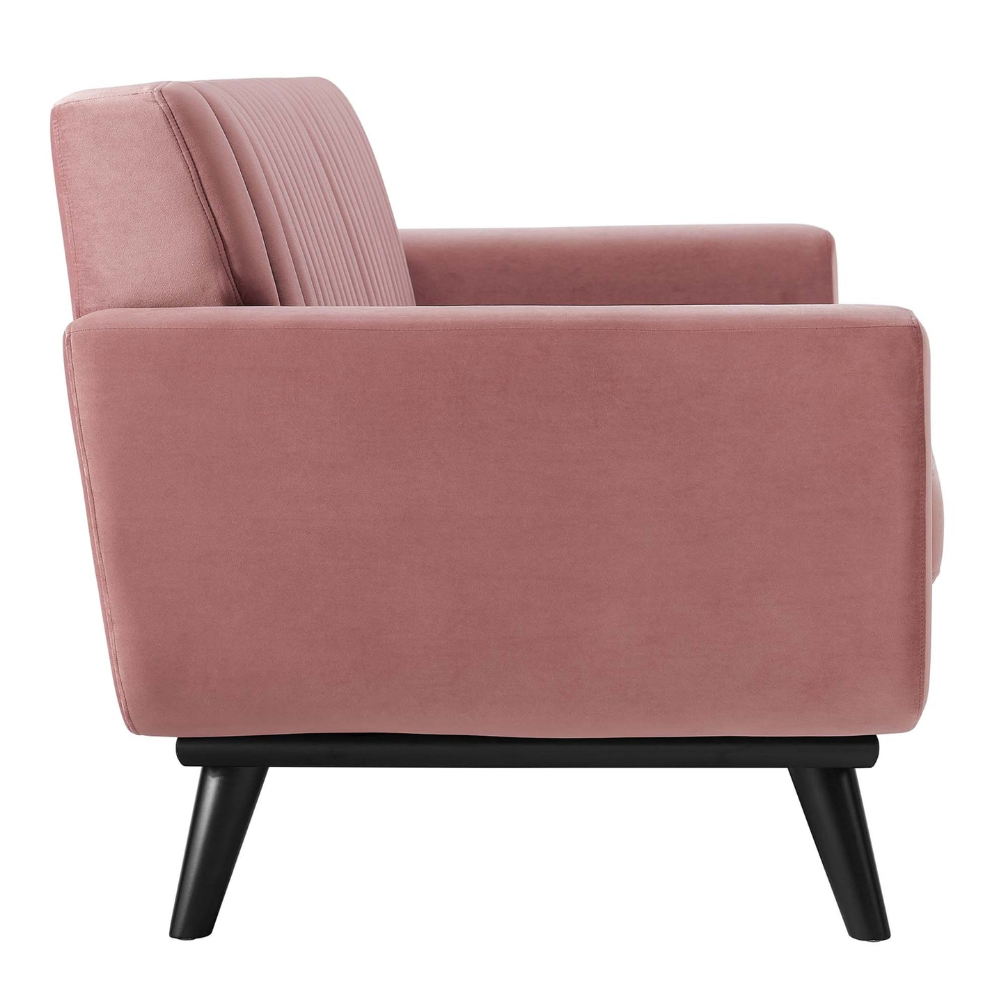 Modway Outlet Engage Channel Tufted Performance Velvet Loveseat by Modway  Living Room Furniture Dusty Rose - EEI-5458-DUS