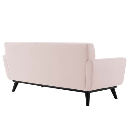 Modway Outlet Engage Channel Tufted Performance Velvet Loveseat by Modway  Living Room Furniture Pink - EEI-5458-PNK
