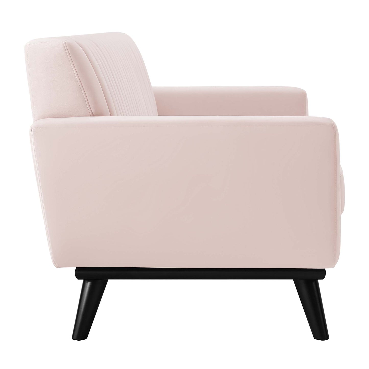 Modway Outlet Engage Channel Tufted Performance Velvet Loveseat by Modway  Living Room Furniture Pink - EEI-5458-PNK