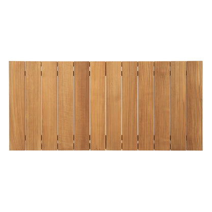 Modway - Bayport 6 Piece Outdoor Patio Teak Set by Modway  Outdoor Furniture Sofa Sectionals White - EEI-5483-NAT-WHI-SET