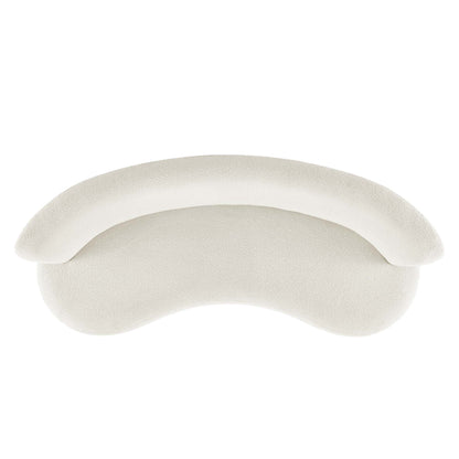 Modway Outlet Kindred Boucle Upholstered Upholstered Fabric Sofa by Modway  Living Room Furniture Gold Ivory - EEI-5487-GLD-IVO