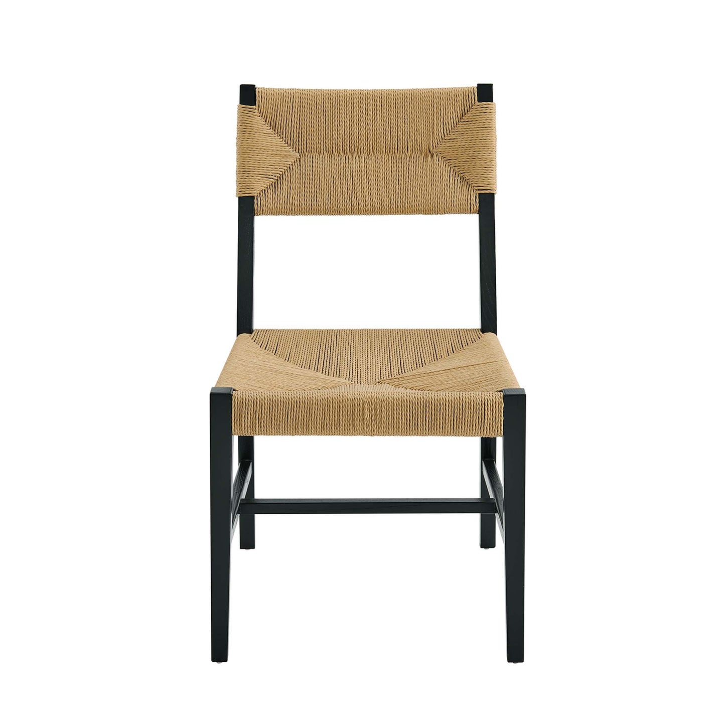 Modway - Bodie Wood Dining Chair by Modway  Bar and Dining Dining Chairs White - EEI-5489-BLK-NAT