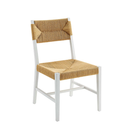 Modway - Bodie Wood Dining Chair by Modway  Bar and Dining Dining Chairs White - EEI-5489-WHI-NAT