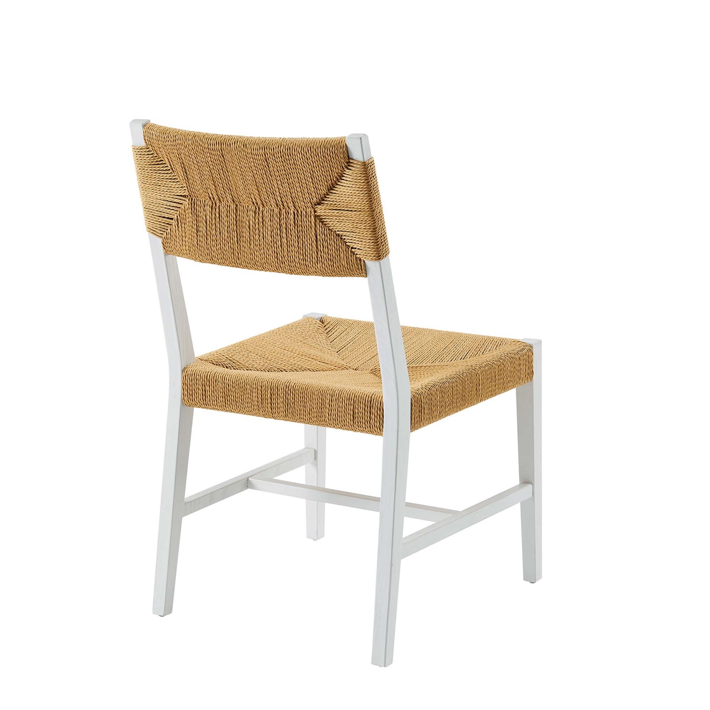 Modway - Bodie Wood Dining Chair by Modway  Bar and Dining Dining Chairs White - EEI-5489-WHI-NAT