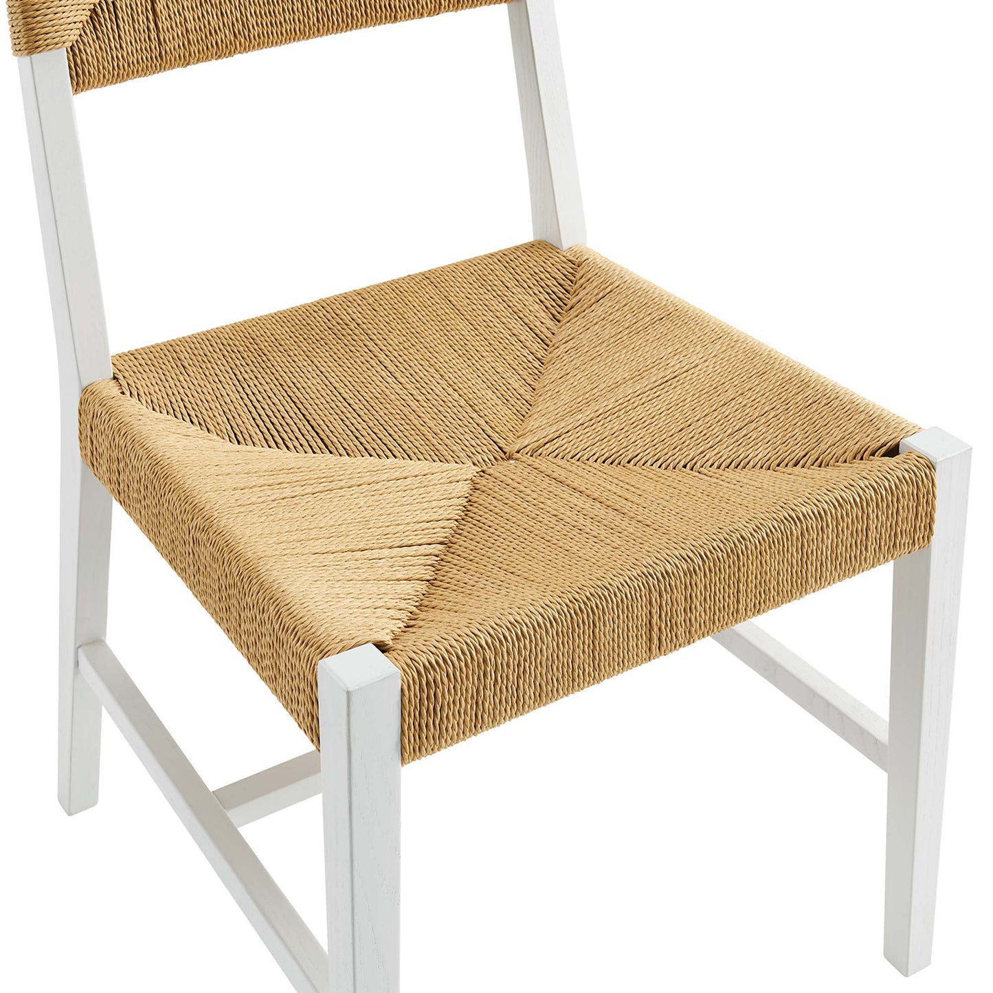 Modway - Bodie Wood Dining Chair by Modway  Bar and Dining Dining Chairs White - EEI-5489-WHI-NAT