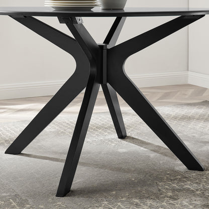 Modway Outlet Traverse 47" Dining Table by Modway  Bar and Dining Furniture Black Black - EEI-5510-BLK-BLK