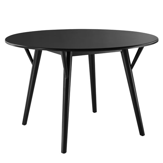 Modway Outlet Gallant 47" Round Dining Table by Modway  Bar and Dining Furniture Black Black - EEI-5511-BLK-BLK