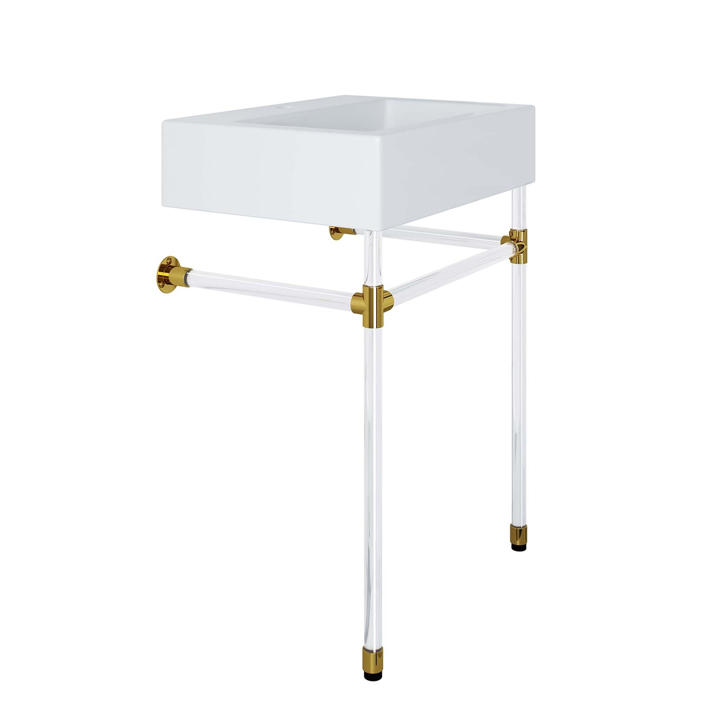 Modway - Redeem 24" Acrylic Wall-Mount Bathroom Vanity by Modway  Bathroom Vanities White - EEI-5535-ACR-WHI