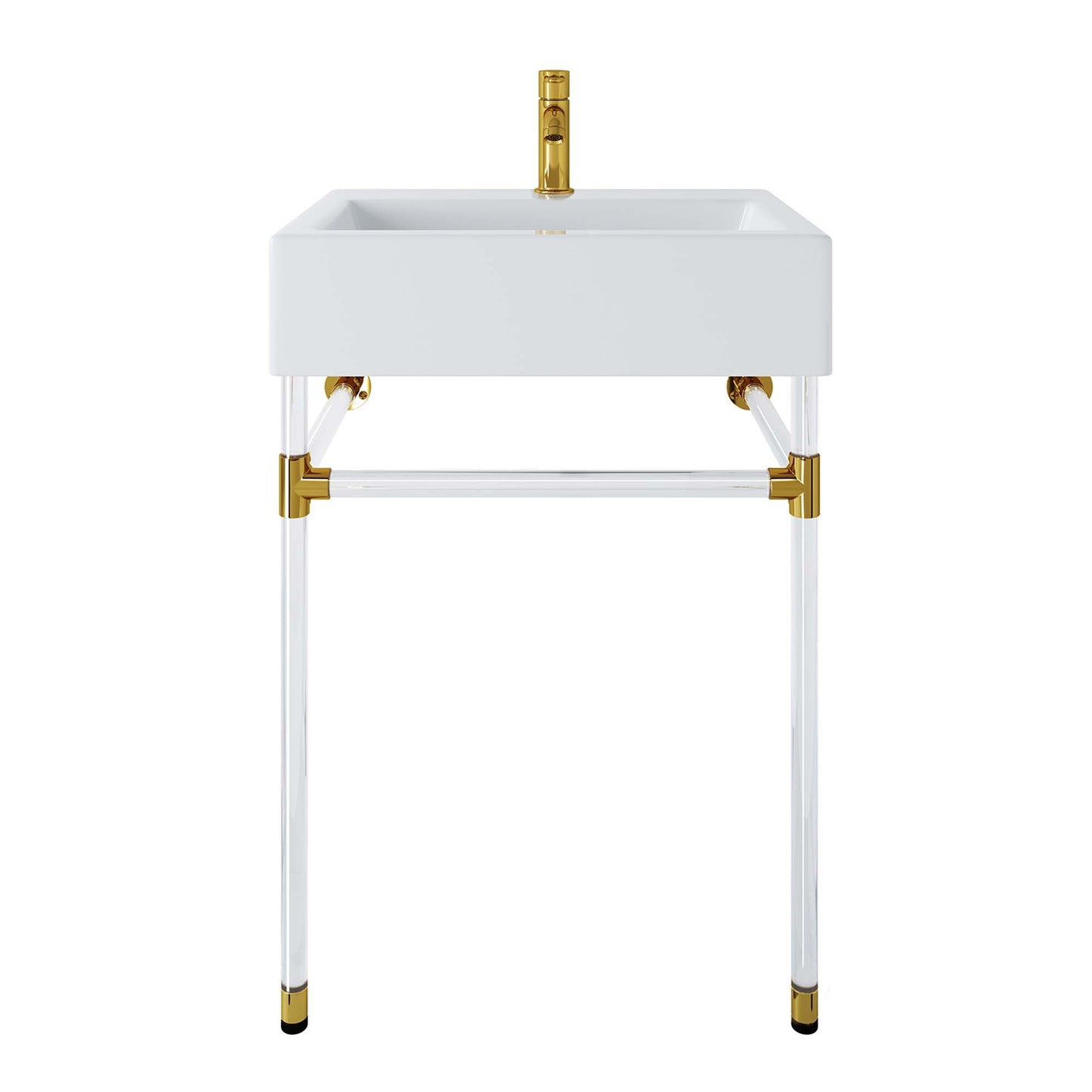 Modway - Redeem 24" Acrylic Wall-Mount Bathroom Vanity by Modway  Bathroom Vanities White - EEI-5535-ACR-WHI