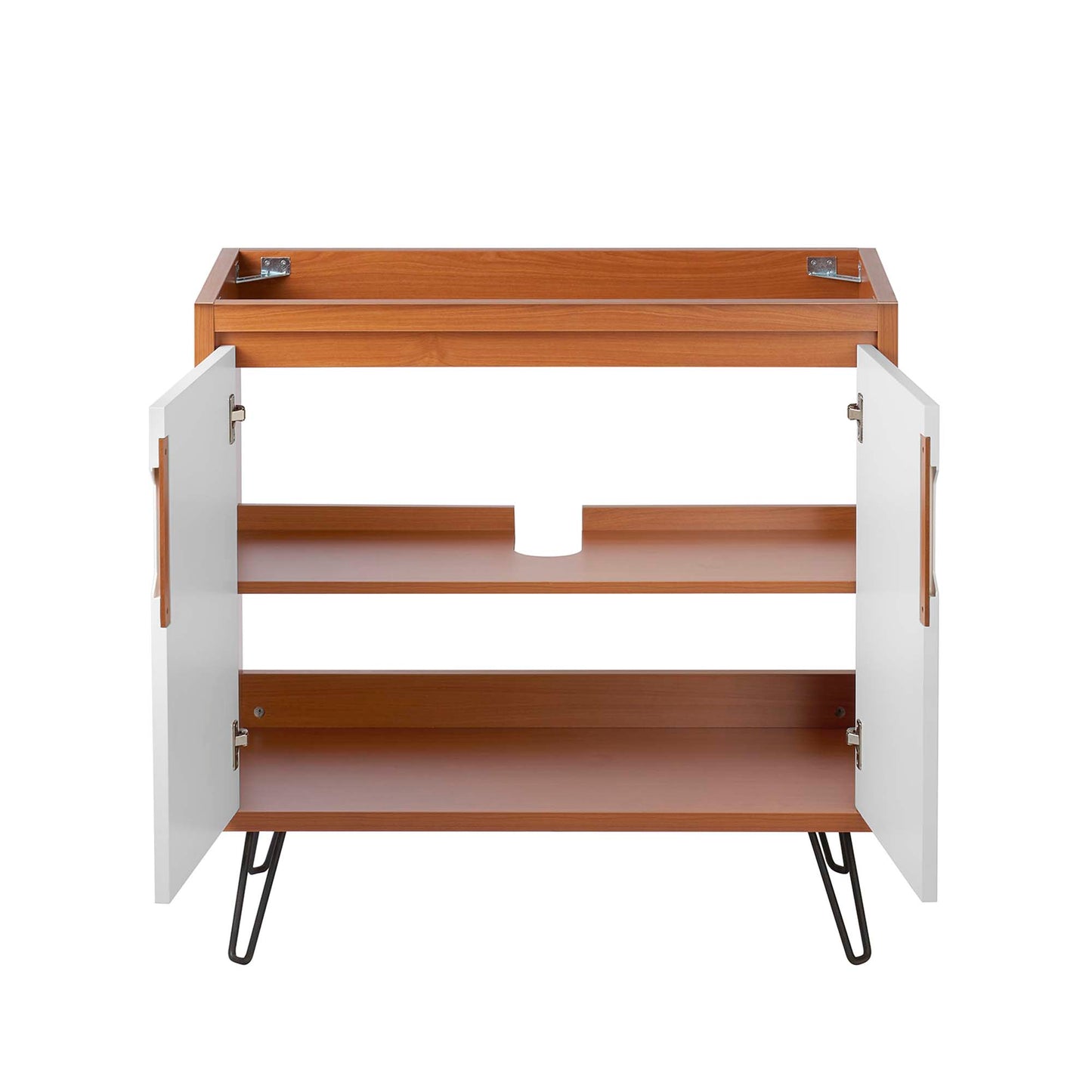 Modway Outlet Energize 36" Bathroom Vanity Cabinet (Sink Basin Not Included) by Modway  Bathroom Furniture Cherry White - EEI-5549-CHE-WHI