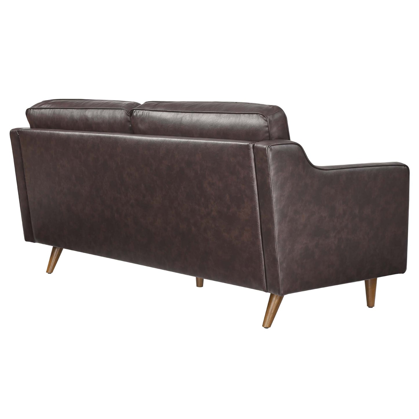 Modway - Impart Genuine Leather Sofa by Modway  Living Room Sofas and Armchairs Brown - EEI-5553-BRN