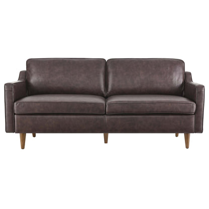 Modway - Impart Genuine Leather Sofa by Modway  Living Room Sofas and Armchairs Brown - EEI-5553-BRN