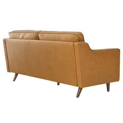 Modway - Impart Genuine Leather Sofa by Modway  Living Room Sofas and Armchairs Brown - EEI-5553-TAN