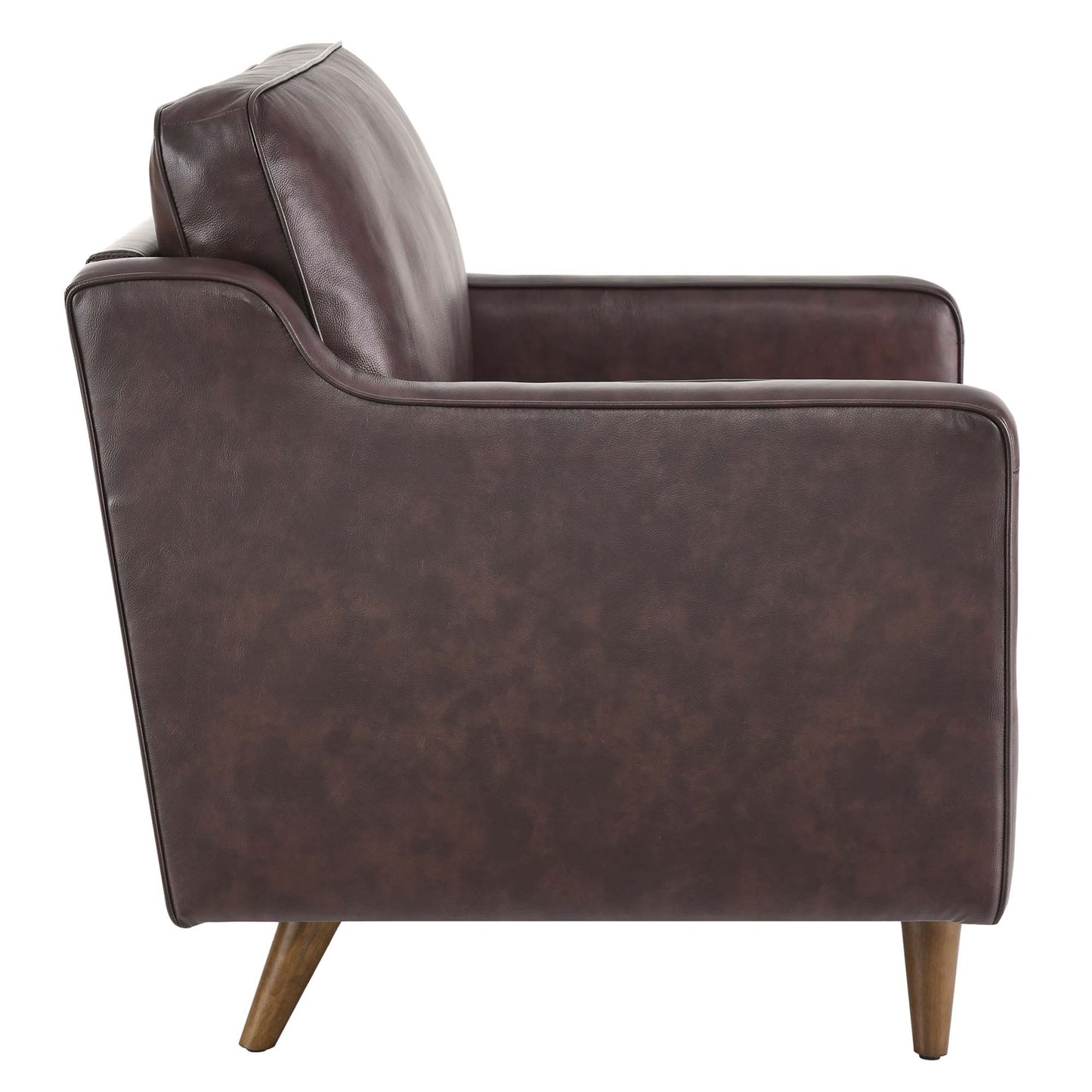 Modway - Impart Genuine Leather Armchair by Modway  Living Room Sofas and Armchairs Brown - EEI-5555-BRN