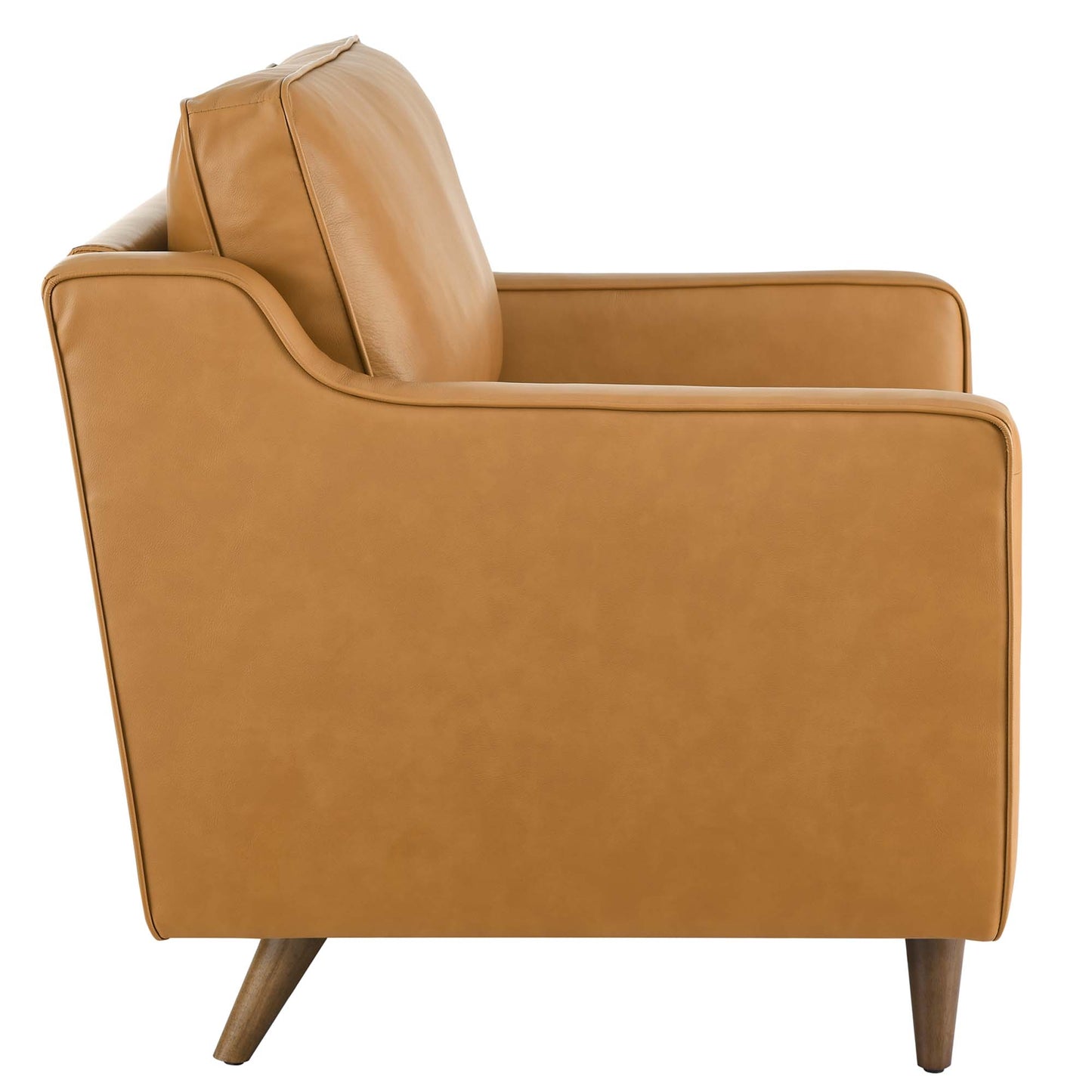 Modway - Impart Genuine Leather Armchair by Modway  Living Room Sofas and Armchairs Brown - EEI-5555-TAN