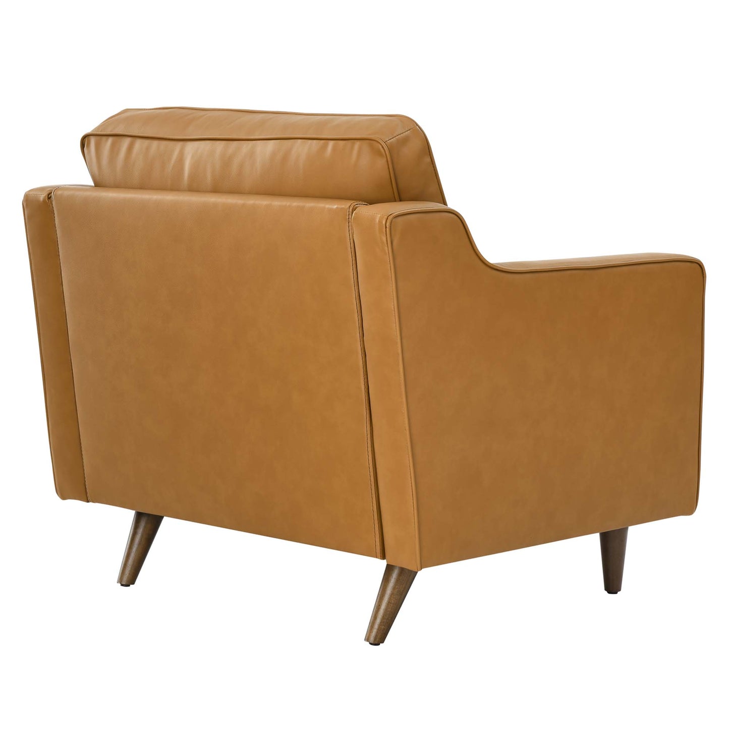 Modway - Impart Genuine Leather Armchair by Modway  Living Room Sofas and Armchairs Brown - EEI-5555-TAN