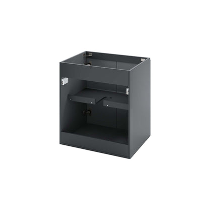 Modway Outlet Bryn 24" Wall-Mount Bathroom Vanity (Sink Basin Not Included) by Modway  Bathroom Furniture Gray - EEI-5557-GRY