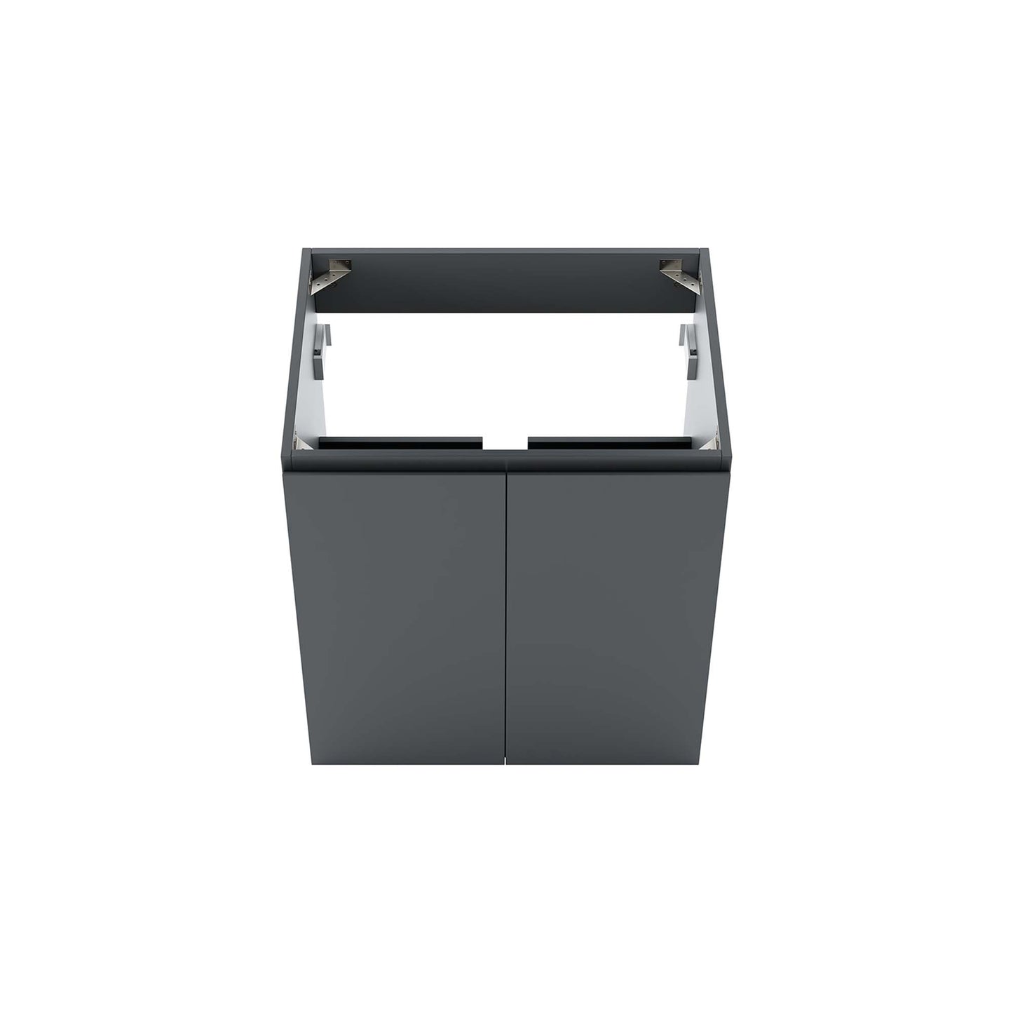 Modway Outlet Bryn 24" Wall-Mount Bathroom Vanity (Sink Basin Not Included) by Modway  Bathroom Furniture Gray - EEI-5557-GRY