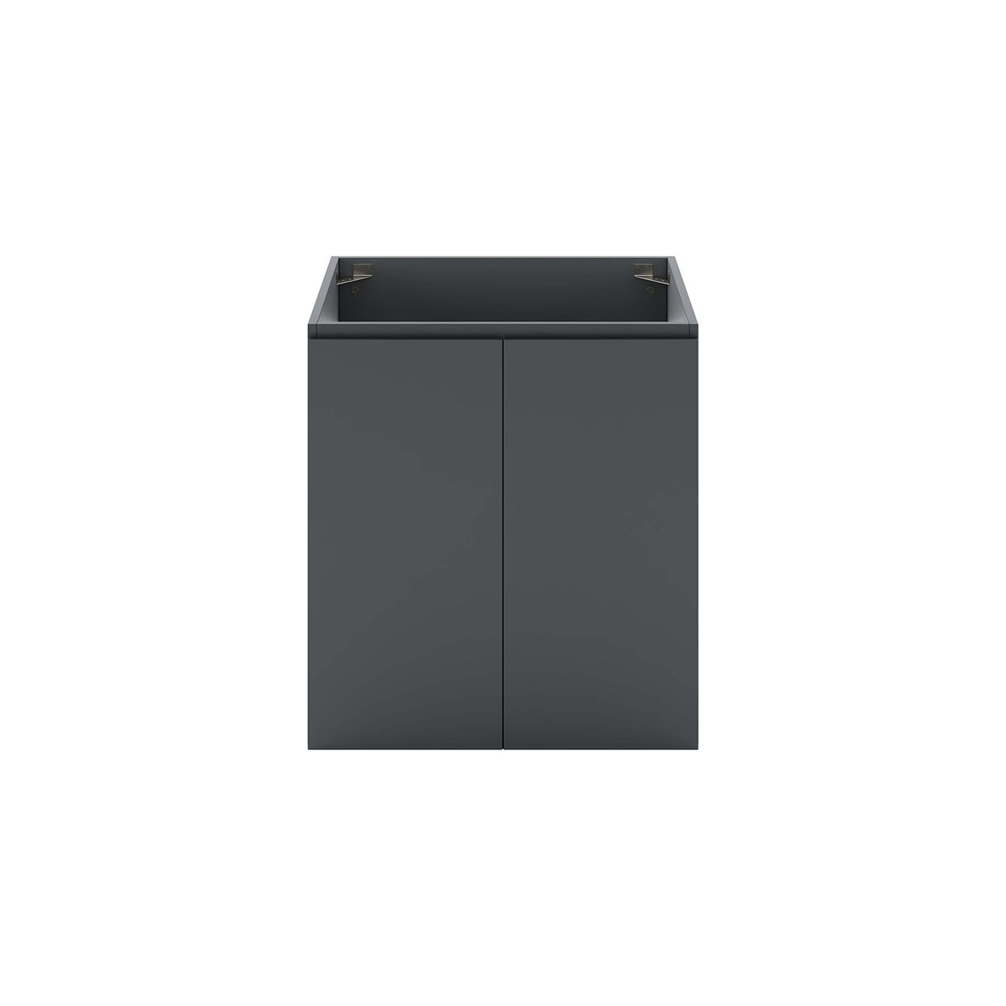 Modway Outlet Bryn 24" Wall-Mount Bathroom Vanity (Sink Basin Not Included) by Modway  Bathroom Furniture Gray - EEI-5557-GRY