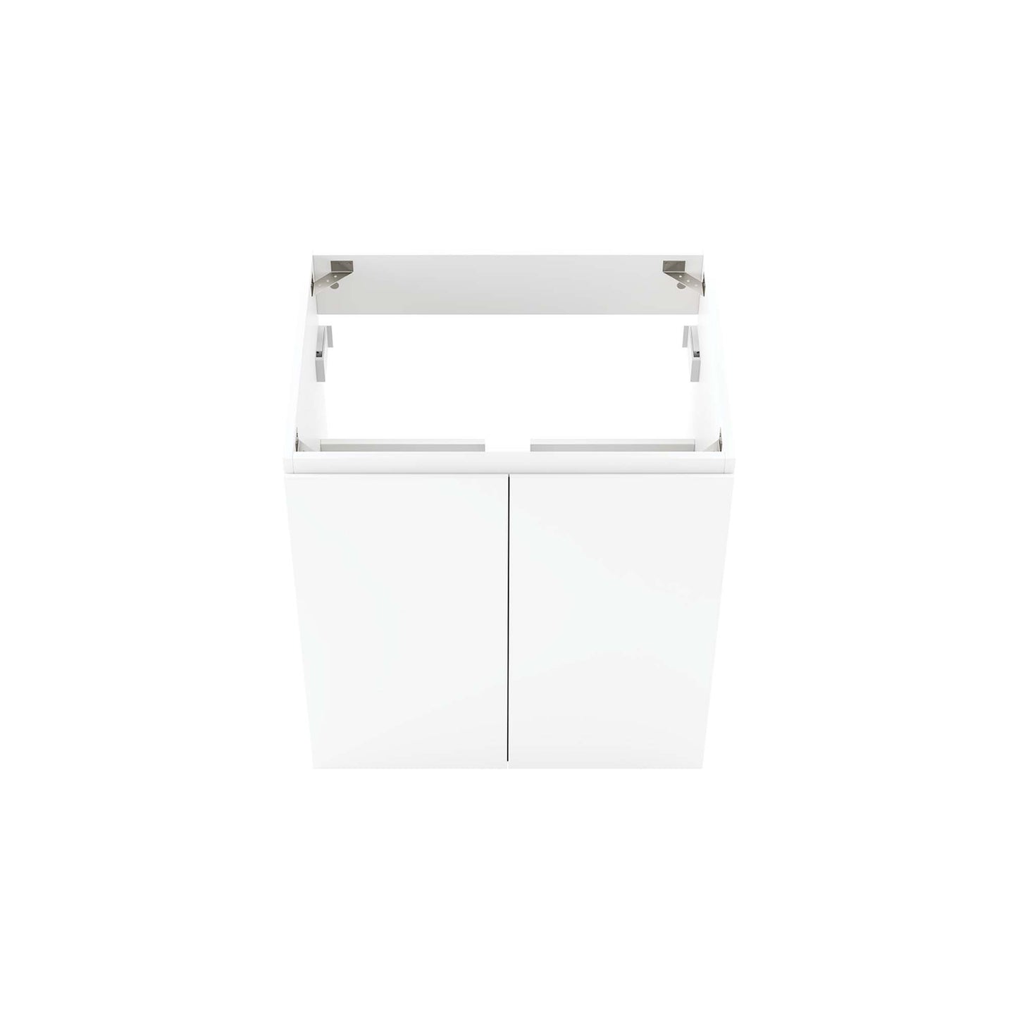 Modway Outlet Bryn 24" Wall-Mount Bathroom Vanity (Sink Basin Not Included) by Modway  Bathroom Furniture White - EEI-5557-WHI