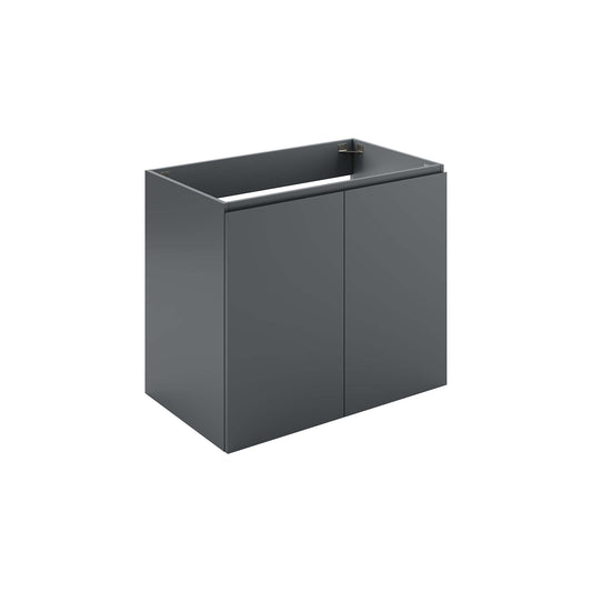 Modway Outlet Bryn 30" Wall-Mount Bathroom Vanity (Sink Basin Not Included) by Modway  Bathroom Furniture Gray - EEI-5558-GRY
