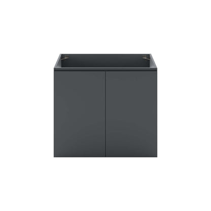 Modway Outlet Bryn 30" Wall-Mount Bathroom Vanity (Sink Basin Not Included) by Modway  Bathroom Furniture Gray - EEI-5558-GRY