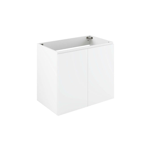Modway Outlet Bryn 30" Wall-Mount Bathroom Vanity (Sink Basin Not Included) by Modway  Bathroom Furniture White - EEI-5558-WHI