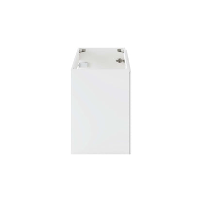 Modway Outlet Bryn 30" Wall-Mount Bathroom Vanity (Sink Basin Not Included) by Modway  Bathroom Furniture White - EEI-5558-WHI