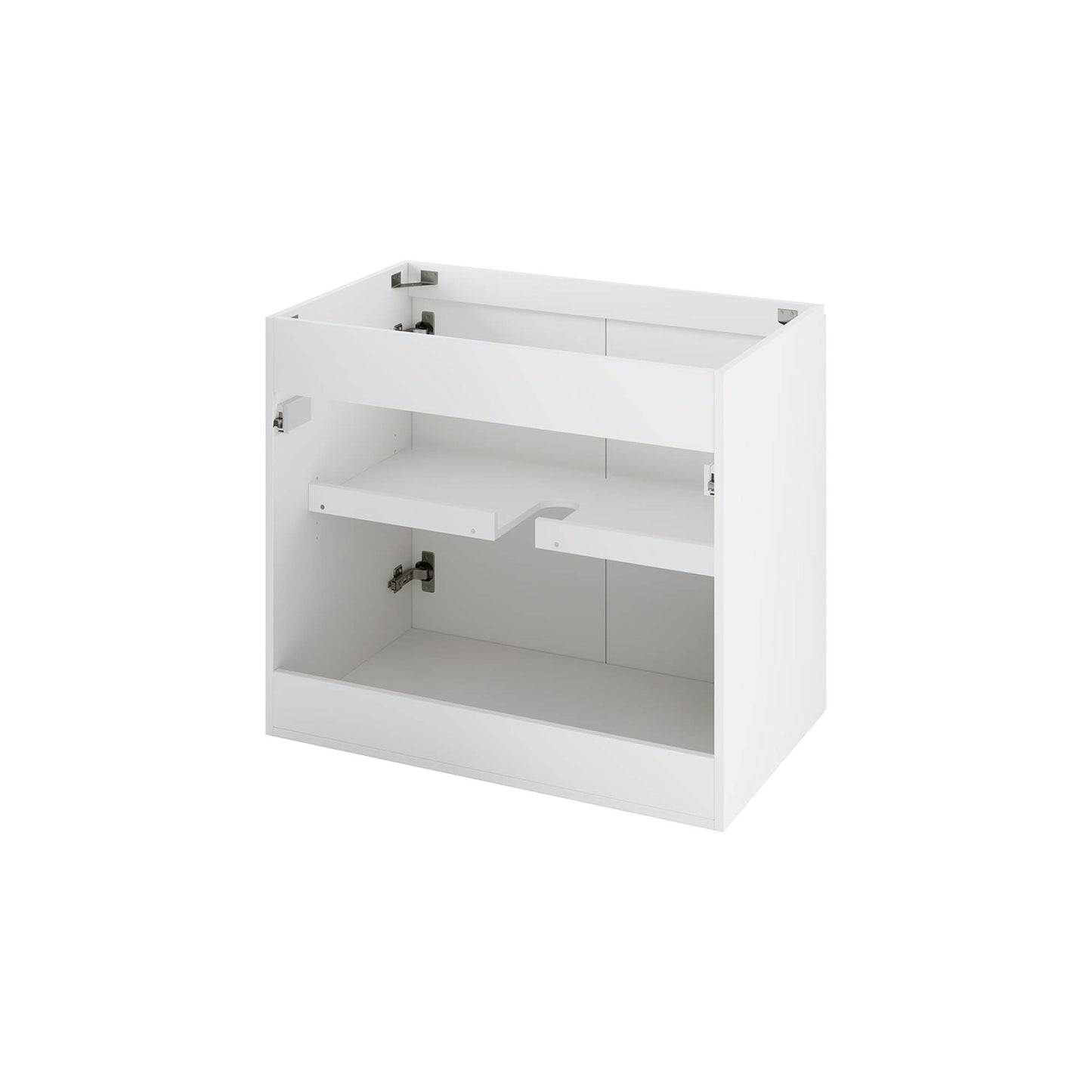 Modway Outlet Bryn 30" Wall-Mount Bathroom Vanity (Sink Basin Not Included) by Modway  Bathroom Furniture White - EEI-5558-WHI
