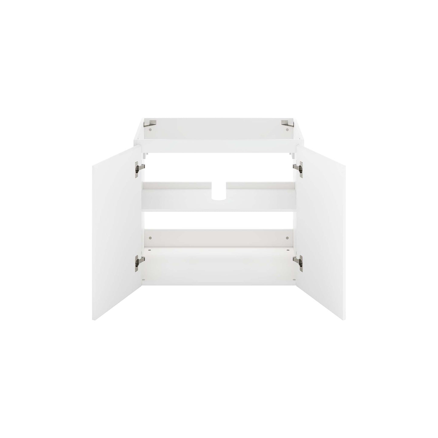 Modway Outlet Bryn 30" Wall-Mount Bathroom Vanity (Sink Basin Not Included) by Modway  Bathroom Furniture White - EEI-5558-WHI