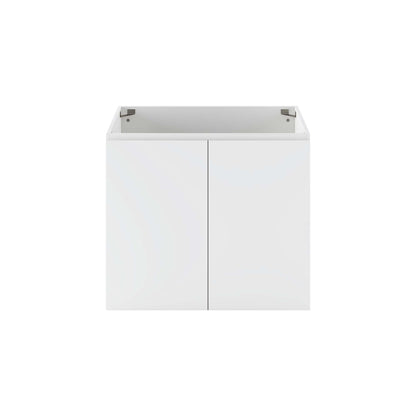 Modway Outlet Bryn 30" Wall-Mount Bathroom Vanity (Sink Basin Not Included) by Modway  Bathroom Furniture White - EEI-5558-WHI