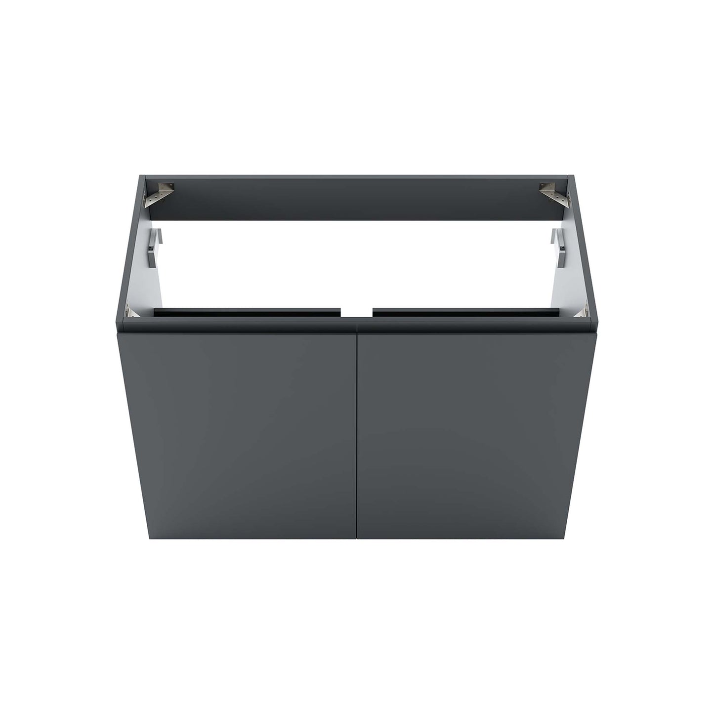 Modway Outlet Bryn 36" Wall-Mount Bathroom Vanity (Sink Basin Not Included) by Modway  Bathroom Furniture Gray - EEI-5559-GRY