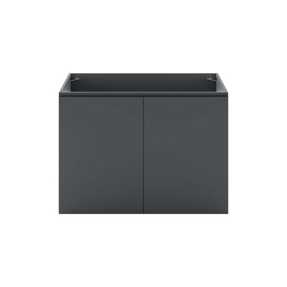 Modway Outlet Bryn 36" Wall-Mount Bathroom Vanity (Sink Basin Not Included) by Modway  Bathroom Furniture Gray - EEI-5559-GRY