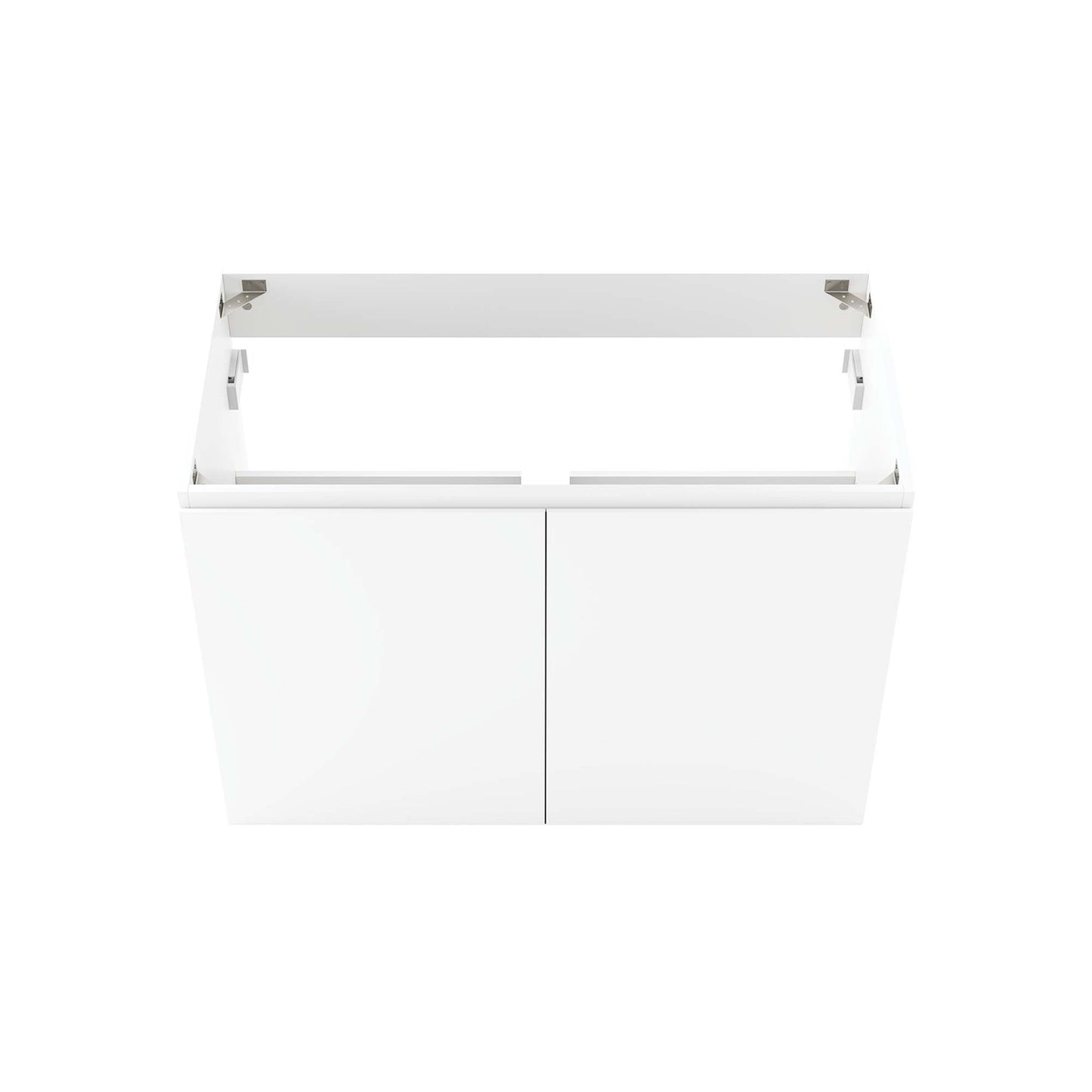Modway Outlet Bryn 36" Wall-Mount Bathroom Vanity (Sink Basin Not Included) by Modway  Bathroom Furniture White - EEI-5559-WHI