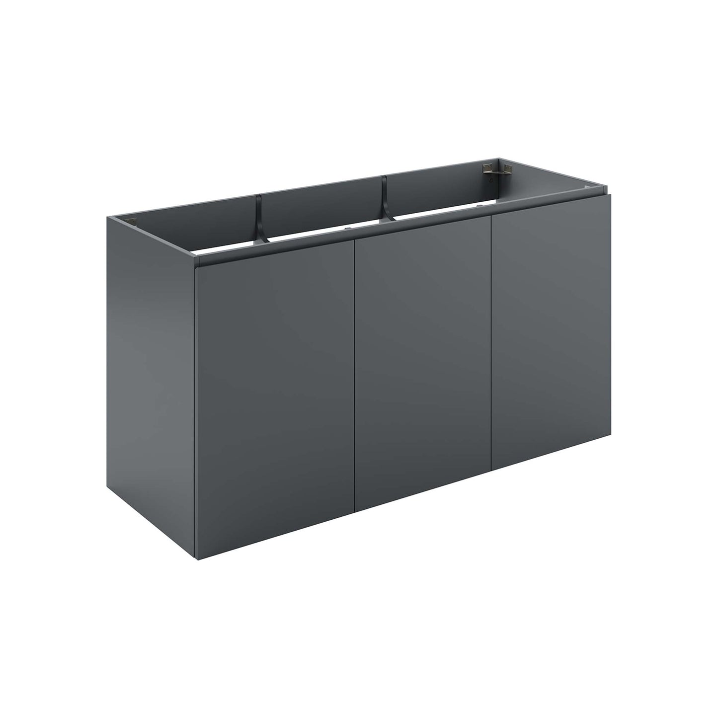 Modway Outlet Bryn 48" Wall-Mount Bathroom Vanity (Sink Basin Not Included) by Modway  Bathroom Furniture Gray - EEI-5560-GRY