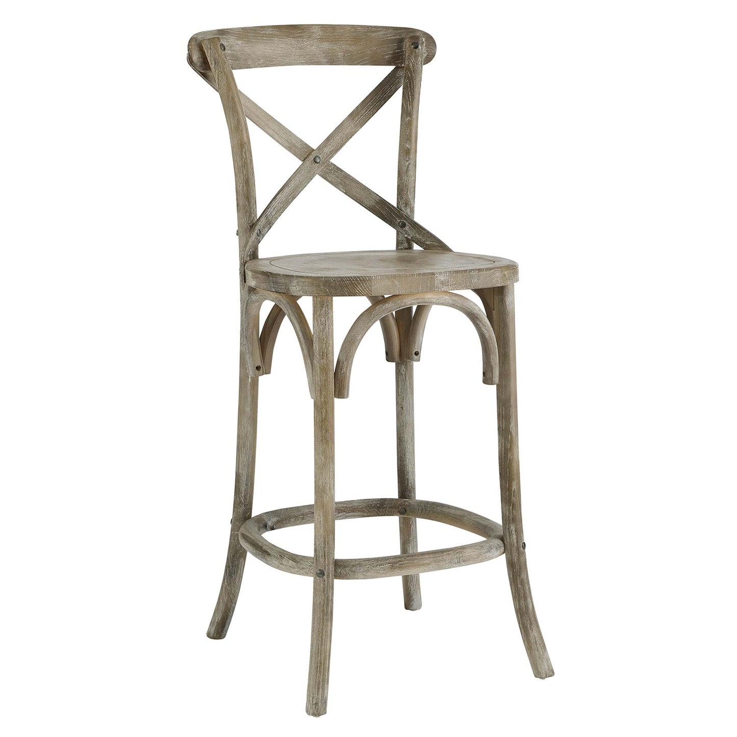 Modway - Gear Counter Stool by Modway  Bar and Dining Bar and Counter Stools Gray - EEI-5562-GRY