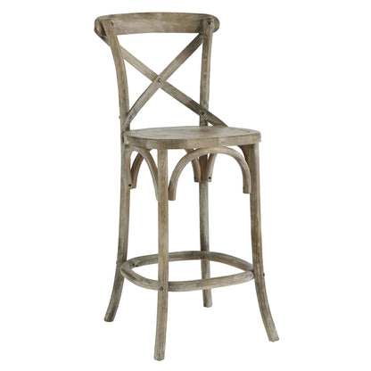 Modway - Gear Counter Stool by Modway  Bar and Dining Bar and Counter Stools Gray - EEI-5562-GRY