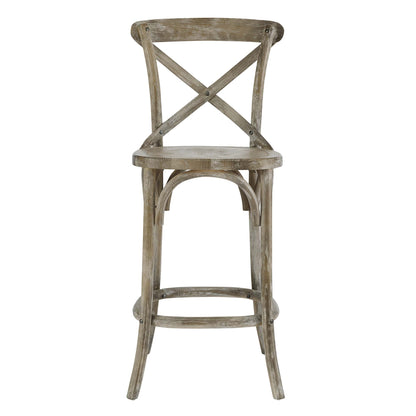 Modway - Gear Counter Stool by Modway  Bar and Dining Bar and Counter Stools Gray - EEI-5562-GRY