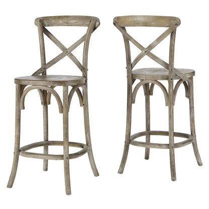 Modway - Gear Counter Stool by Modway  Bar and Dining Bar and Counter Stools Gray - EEI-5562-GRY