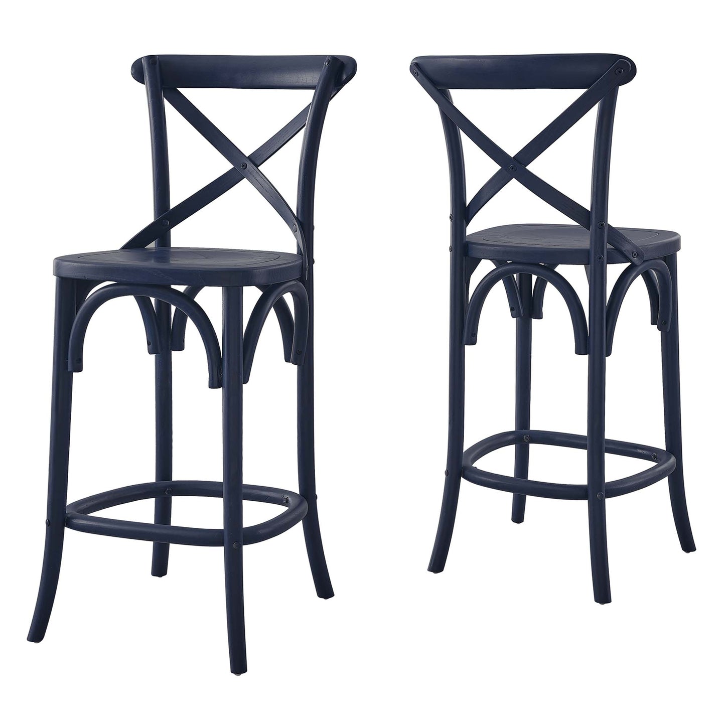 Modway - Gear Counter Stool by Modway  Bar and Dining Bar and Counter Stools Blue - EEI-5562-MID