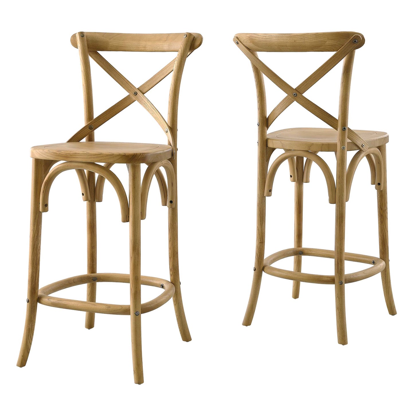 Modway - Gear Counter Stool by Modway  Bar and Dining Bar and Counter Stools Brown - EEI-5562-NAT
