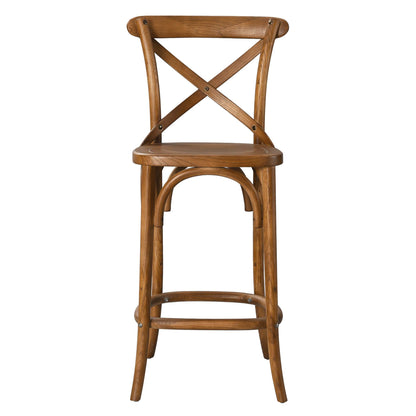 Modway - Gear Counter Stool by Modway  Bar and Dining Bar and Counter Stools Brown - EEI-5562-WAL