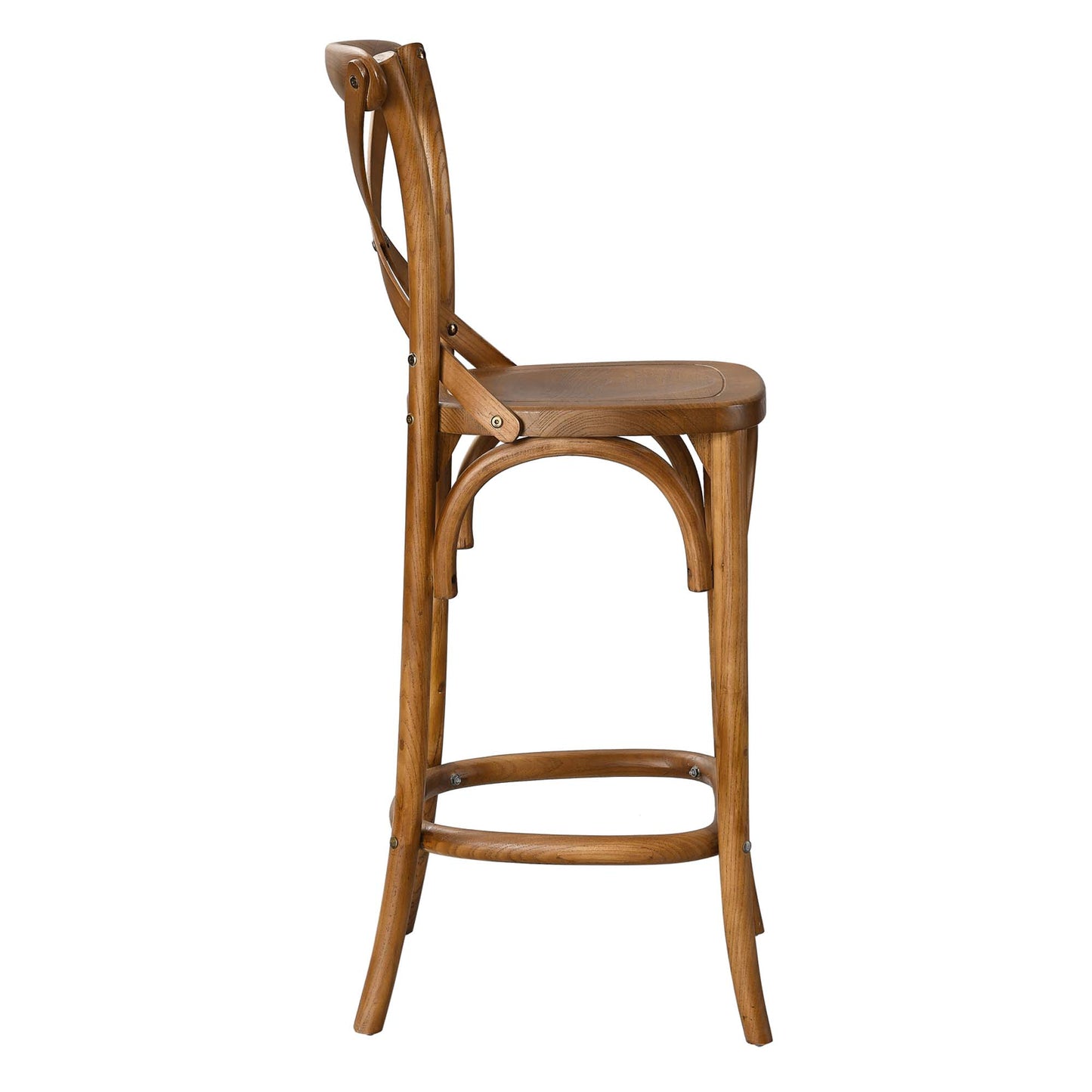 Modway - Gear Counter Stool by Modway  Bar and Dining Bar and Counter Stools Brown - EEI-5562-WAL