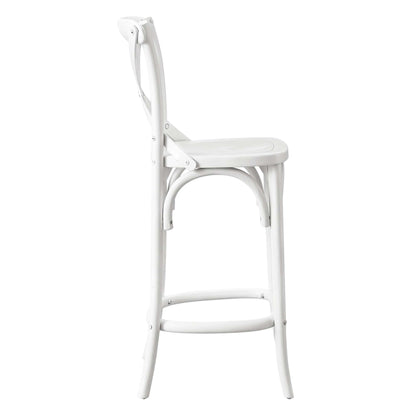 Modway - Gear Counter Stool by Modway  Bar and Dining Bar and Counter Stools White - EEI-5562-WHI